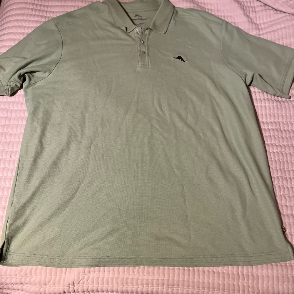 Tommy Bahama Sage Green‎ Polo Shirt